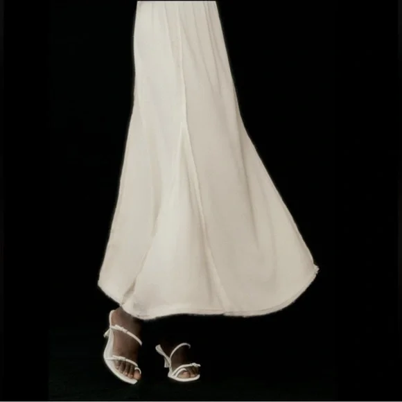 Zara Cream Maxi Dress - Picture 5 of 10